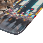 タイムズスクエアのライオン カッティングボード (角)