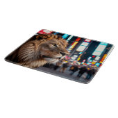 タイムズスクエアのライオン カッティングボード (角)