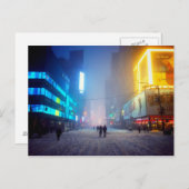 タイムズスクエアの吹雪 ポストカード (正面/裏面)