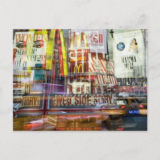 タイムズスクエアアットトワイライト ポストカード (正面)