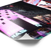 タイムズスクエアインニューヨーク（ピンク） フォトプリント            (角)