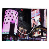 タイムズスクエアインニューヨーク（ピンク） ラージペーパーバッグ (裏面)