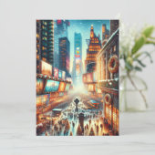 タイムズスクエアウィンターカード。クリスマス シーズンカード (スタンド正面)