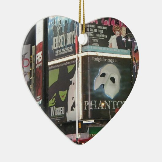 タイムズスクエアニューヨークシティニューヨーククリスマス セラミックオーナメント (右)