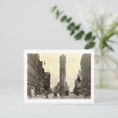 タイムズスクエアニューヨークシティ1910ヴィンテージ ポストカード (スタンド正面)