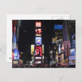タイムズスクエアニューヨークシティ ポストカード (正面/裏面)