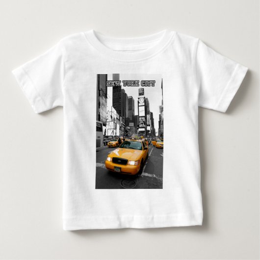 タイムズスクエアニューヨークシティUSA ベビーTシャツ (正面)