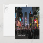タイムズスクエアニューヨークポストカード ポストカード (正面/裏面)