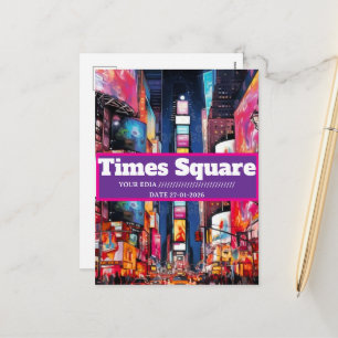 タイムズスクエア旅行絵葉書, タイムズスクエア絵葉書 シーズンポストカード