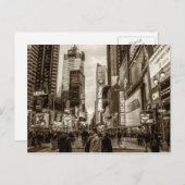 タイムズスクエア、ニューヨーク市写真 ポストカード (正面/裏面)