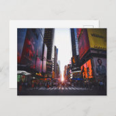 タイムズスクエア(ニューヨーク、ニューヨーク) ポストカード (正面/裏面)