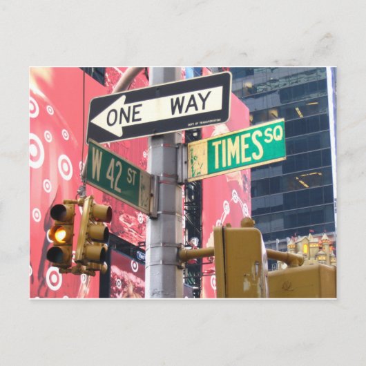 タイムズスクエア ポストカード (正面)