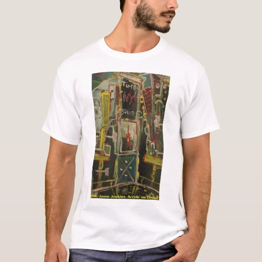 タイムズスクエア レッドワイン Tシャツ (正面)