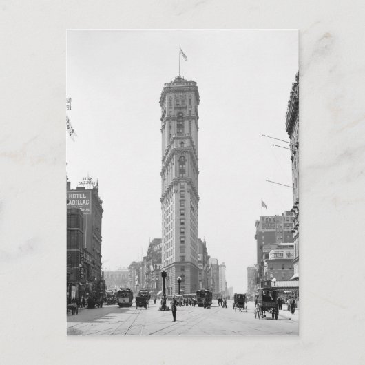 タイムズスクエア， 1908 ポストカード (正面)