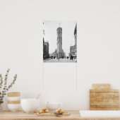 タイムズスクエア， 1908.ヴィンテージ写真 ポスター (キッチン)