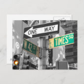 タイムズスクエアB&W ポストカード (正面/裏面)