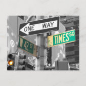 タイムズスクエアB&W ポストカード (正面)