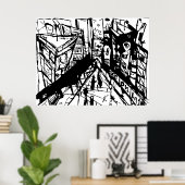 タイムズスクエアCNBC ポスター (ホームオフィス)