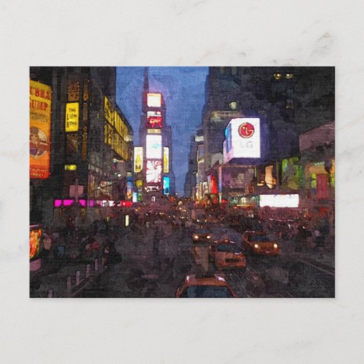 タイムズスクエアNY ポストカード (正面)