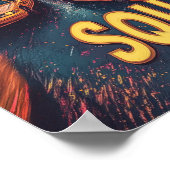 タイムズスクエアNYC USAヴィンテージイラストレーション旅行 ポスター (角)