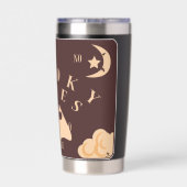 タイムズスピリッ不気味トボードハロウィンモットー 保温保冷タンブラー (背面)