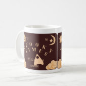 タイムズスピリッ不気味トボードハロウィーンビベス コーヒーマグカップ (正面左)