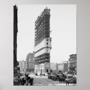 タイムズ建物建築下ニューヨーク: 1904 ポスター