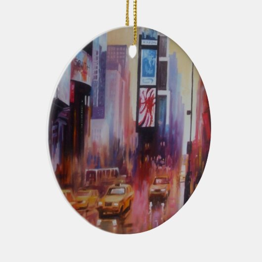 タイムズ・スクエアのオーナメント セラミックオーナメント (右)