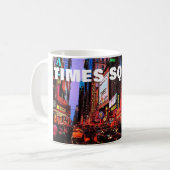 タイムズ・スクエアのマグ コーヒーマグカップ (正面左)