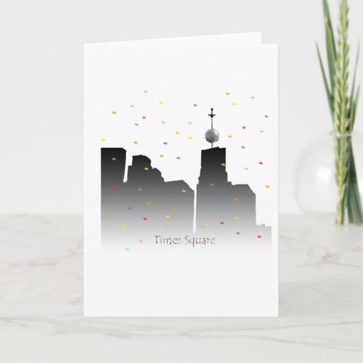 タイムズ・スクエアの新年 シーズンカード (正面)