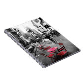 タイムズ・スクエアの白黒の赤 ノートブック (右側)