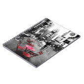 タイムズ・スクエアの白黒の赤 ノートブック (左側)