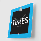 タイムズ・スクエア スクエア壁時計 (傾斜)