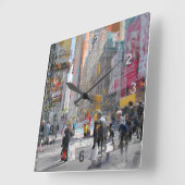 タイムズ・スクエアNY. スクエア壁時計 (傾斜)