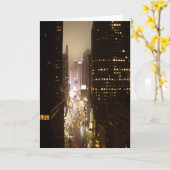 タイムズ・スクエアNYC カード (黄色い花)