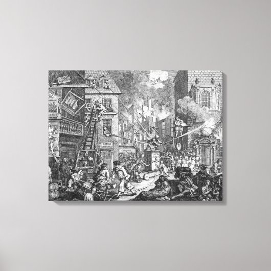 タイムズ、プレートI、1762 キャンバスプリント (正面)