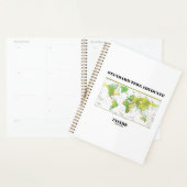 タイムゾーンマップ内の標準タイムアドボケーター プランナー手帳 (ディスプレー)