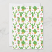 タイムツーフィエスタガールセカンド誕生日招待状 招待状 (裏面)