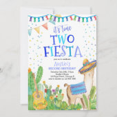 タイムツーフィエスタボーイ2ndバースデーサボース招待状 招待状 (正面)