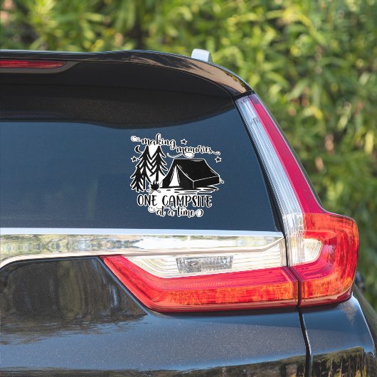 タイムテントで思い出を1つのキャンプ場にする シール (車体側面)
