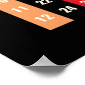 タイムテーブル（乗算） ポスター (角)