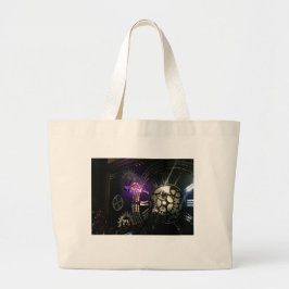 タイムトインスパイアートバッグはパーソナライズされた ラージトートバッグ