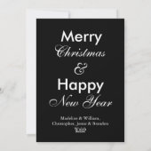 タイムトゥドリンクシャンパンホリデーカード シーズンカード (裏面)