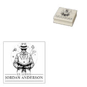 タイムトラベラー探偵本切手 ラバースタンプ (押印)