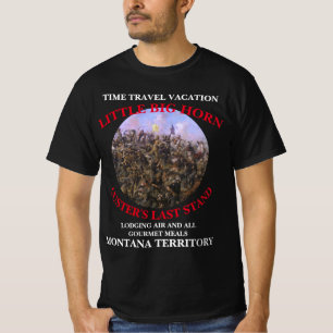 タイムトラベルバケーション カスターの最後の抵抗 モンタナ Tシャツ
