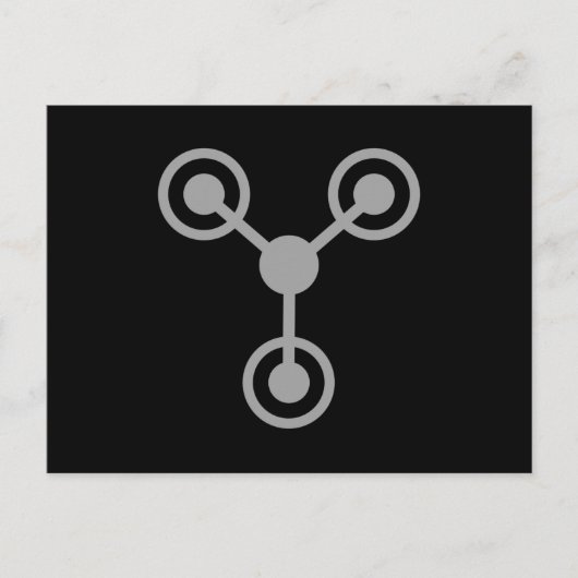 タイムトラベルマシンで80年代へ ポストカード (正面)