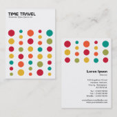 タイムトラベル – カラー02 名刺 (正面/裏面)