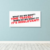 タイムトラベル キャンバスプリント (インサイチュ (ウッドフロア))