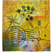 タイムトラベル シャワーカーテン (正面)