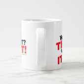 タイムトラベル ジャンボコーヒーマグカップ (裏面)